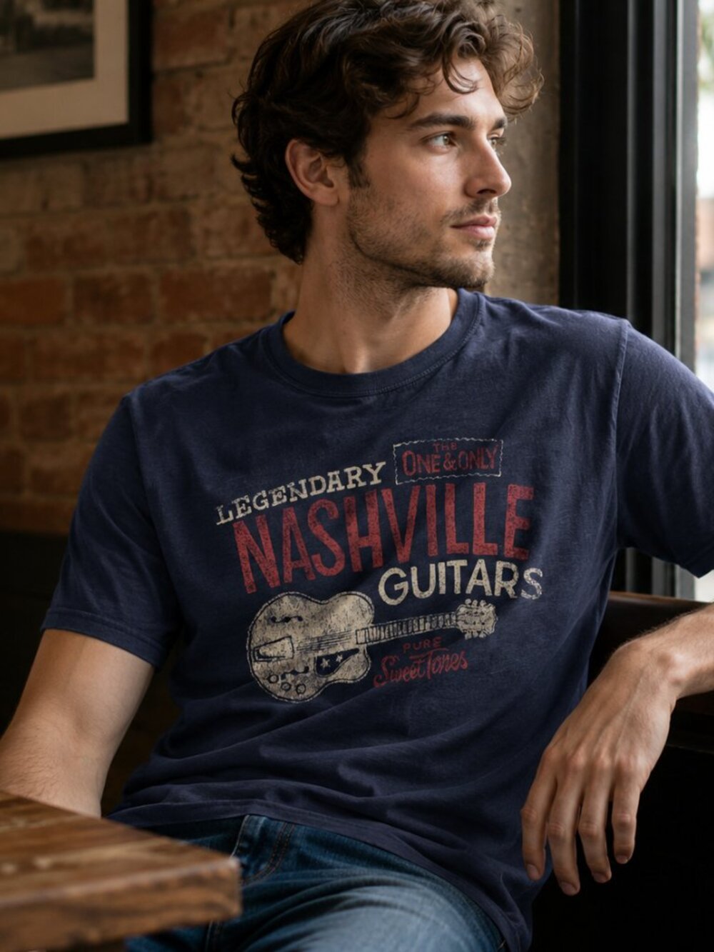Nashville Guitars Lucky Brand Tee